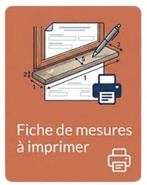 Fiche de mesures à imprimer